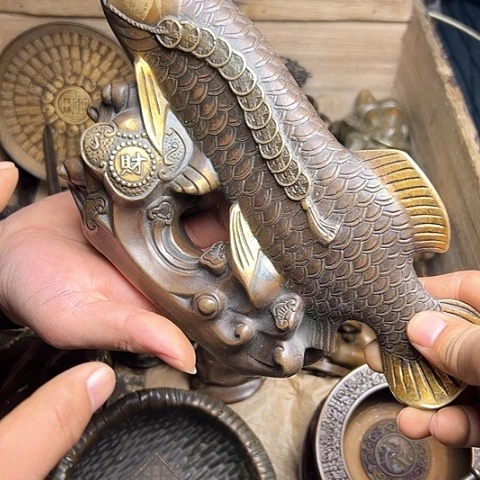 铜制文玩把玩物件