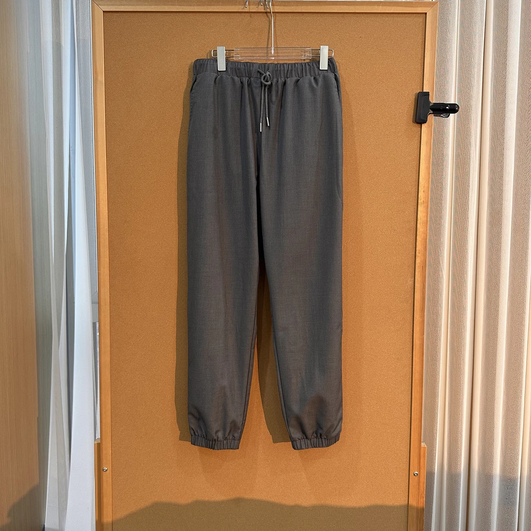 SEASONMARK新款初秋上新织带哈伦束脚裤时尚休闲百搭男女同款裤子