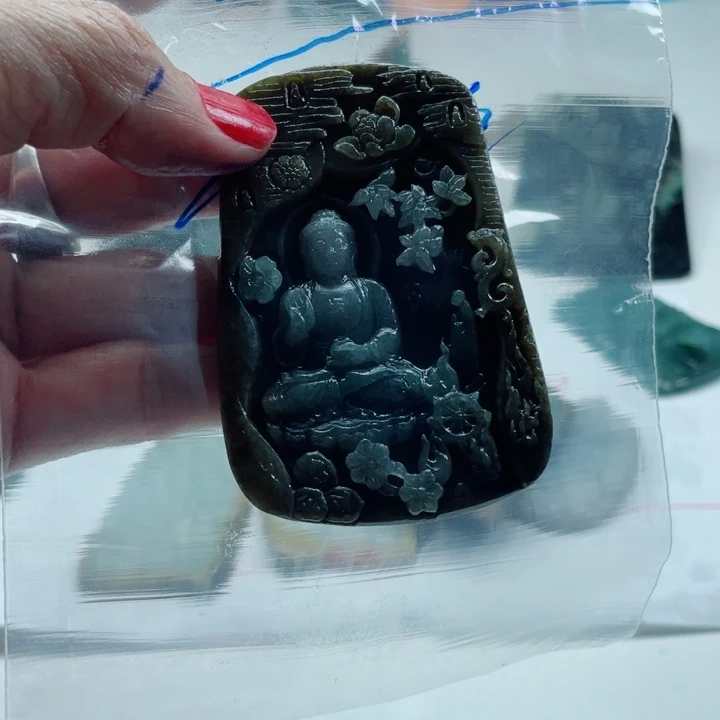 好***啦定制翡翠未镶嵌毛货