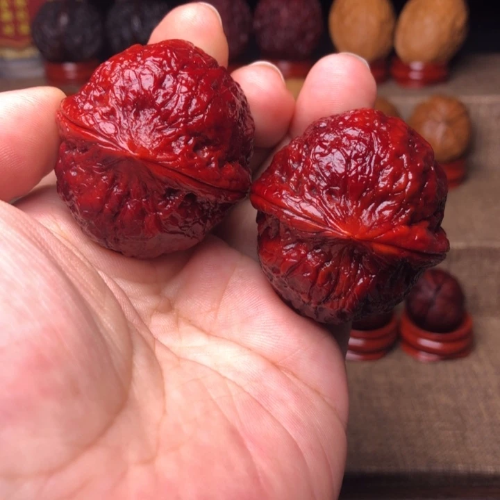 把件文玩核桃33七彩虎头元宝41