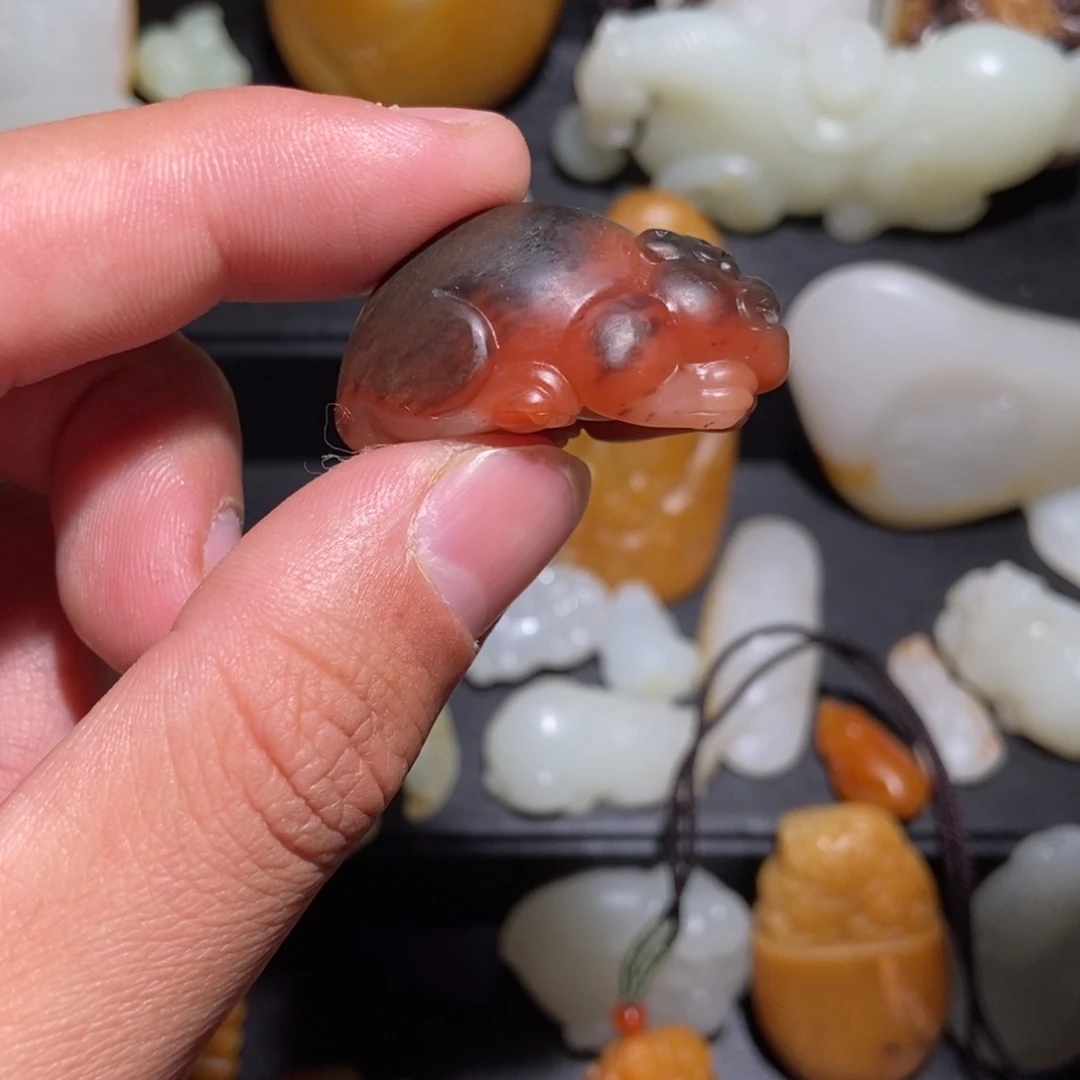 和田玉颈饰未镶嵌素****9