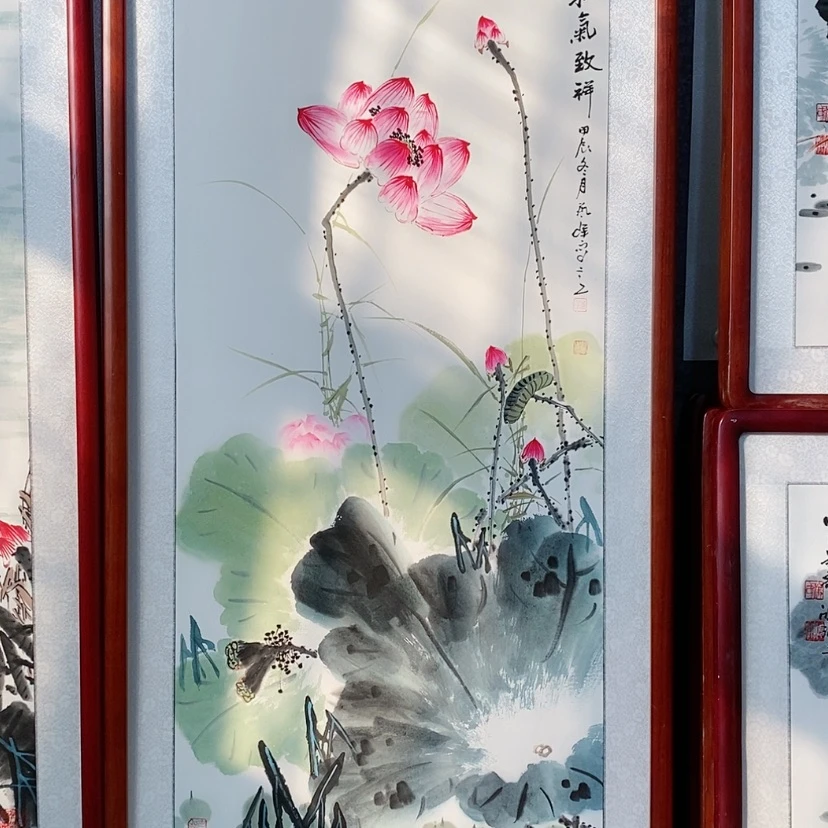 【闪购商品】国画麒*书画作品带框125×65厘米