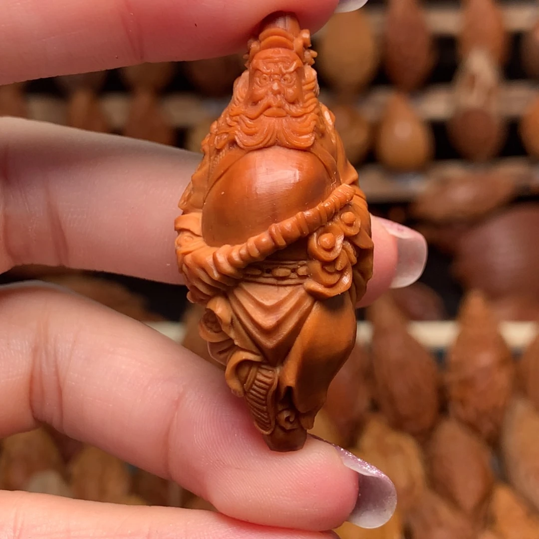 把件橄榄核赵公明