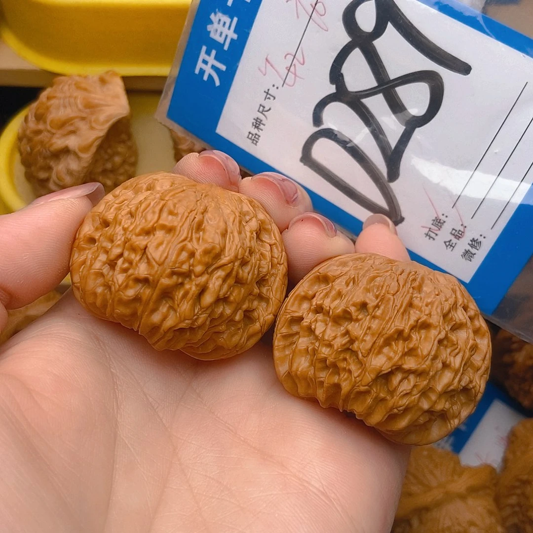 桃核吊坠核桃磨盘狮子头