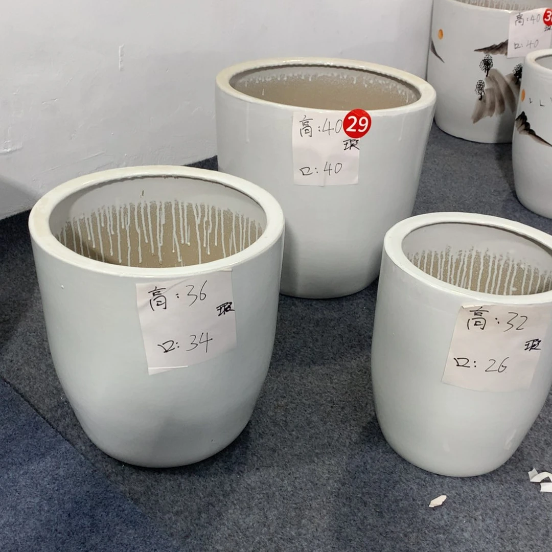 高温陶瓷花盆微瑕