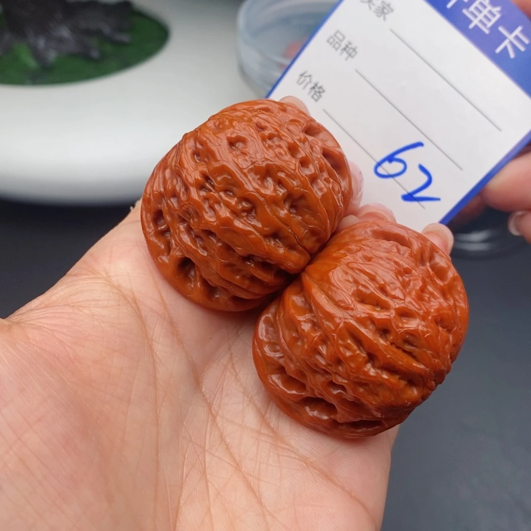 文玩核桃把件42铁锤62