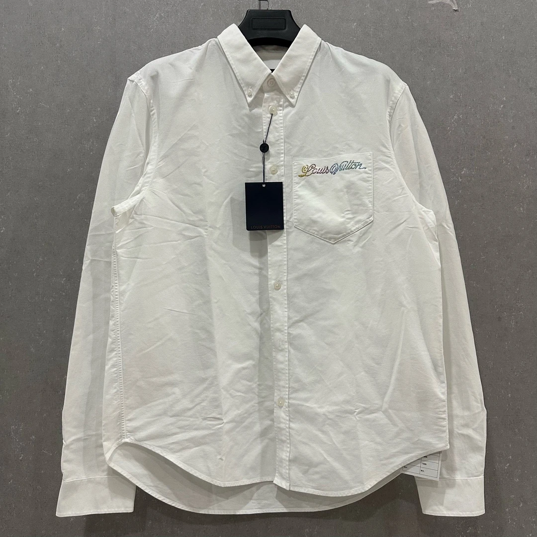 未使用 LouisVuitton/路易威登 彩色烫钻衬衫 XL码全新带吊004759