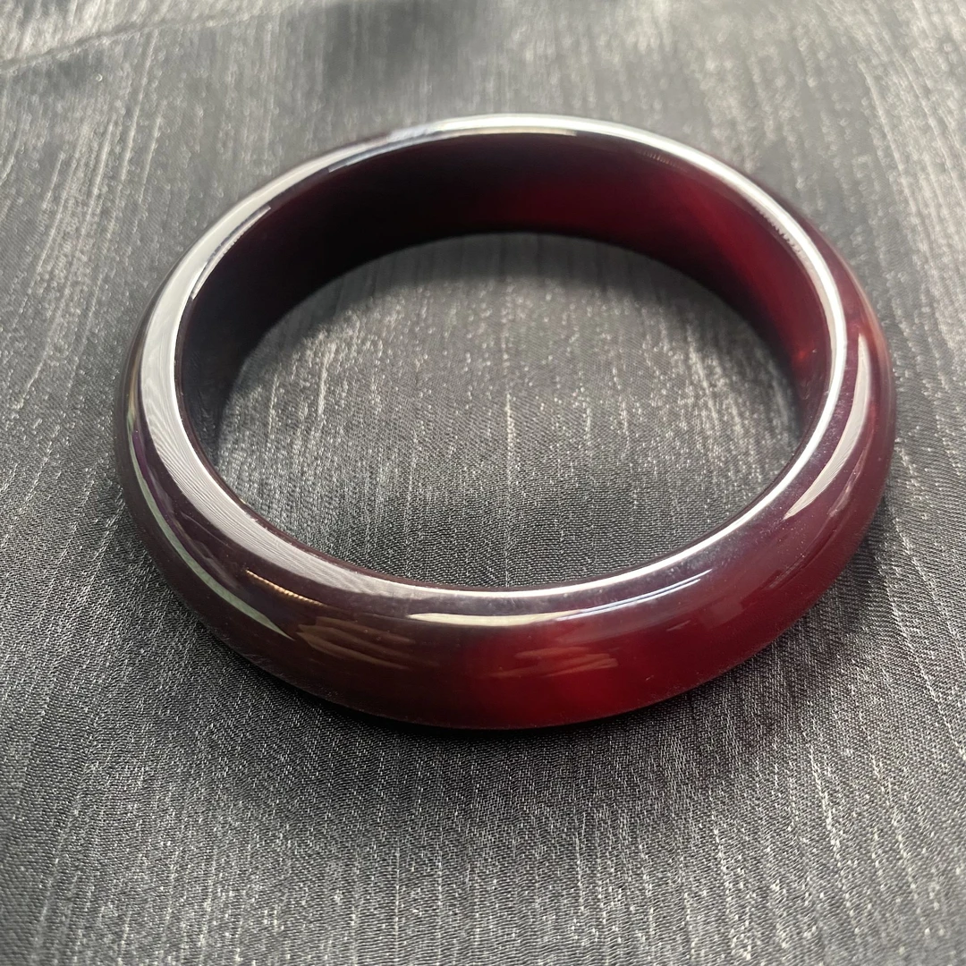 【福小满】TC16027福小满血离子黑金胆手镯(多样性发其一）