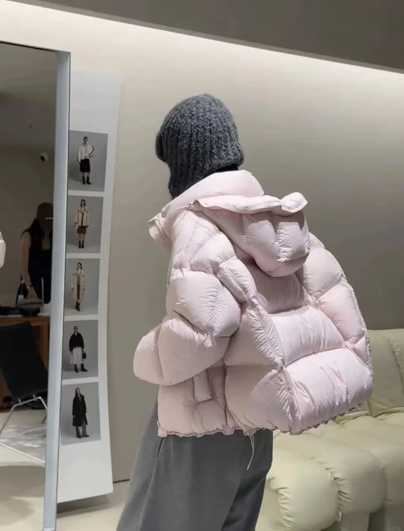 95白鸭绒羽绒服女2025冬新款初冬季独特超好看韩系短款