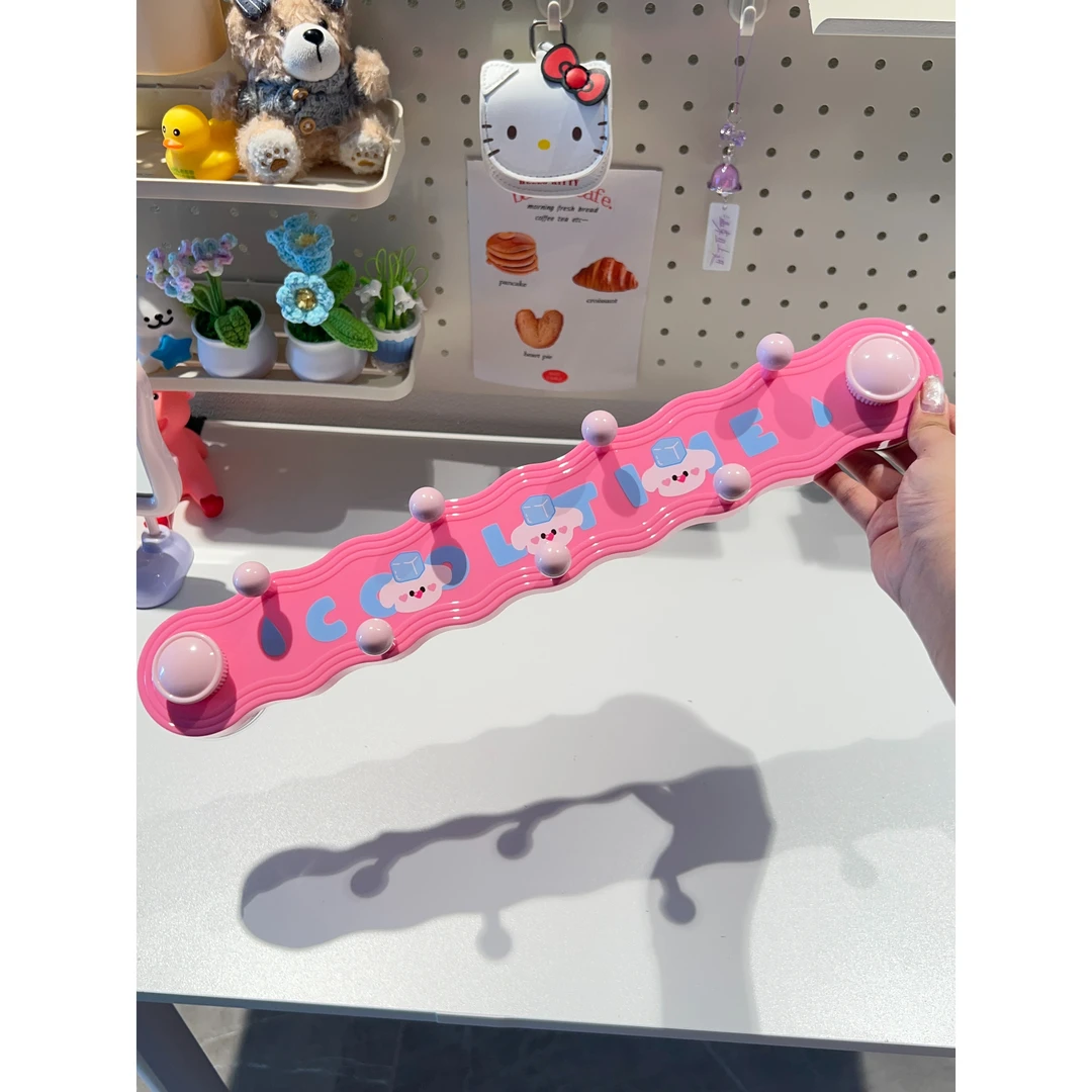 大简家居.壁挂式免打孔吸盘粘钩不伤门后联排挂钩排钩浴室厨房玄