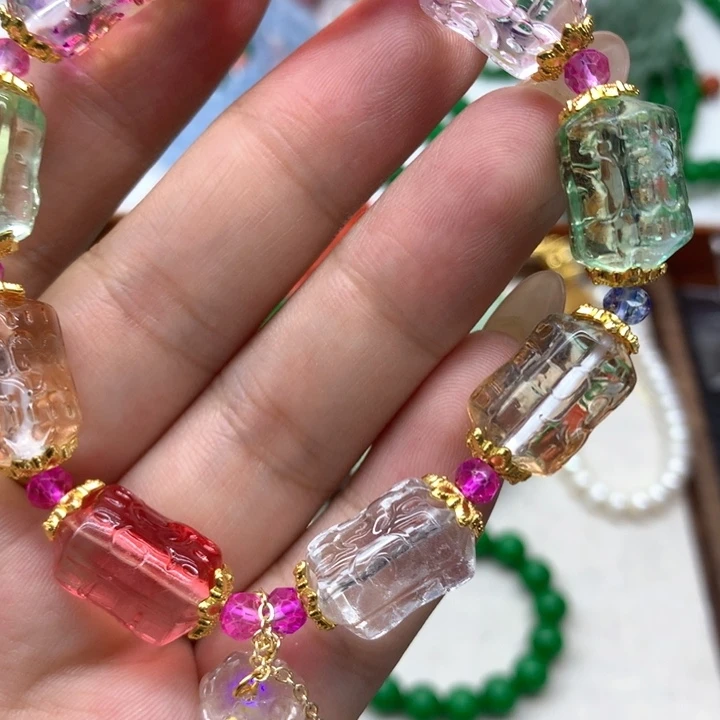 银S925镶嵌颈饰水晶吊坠