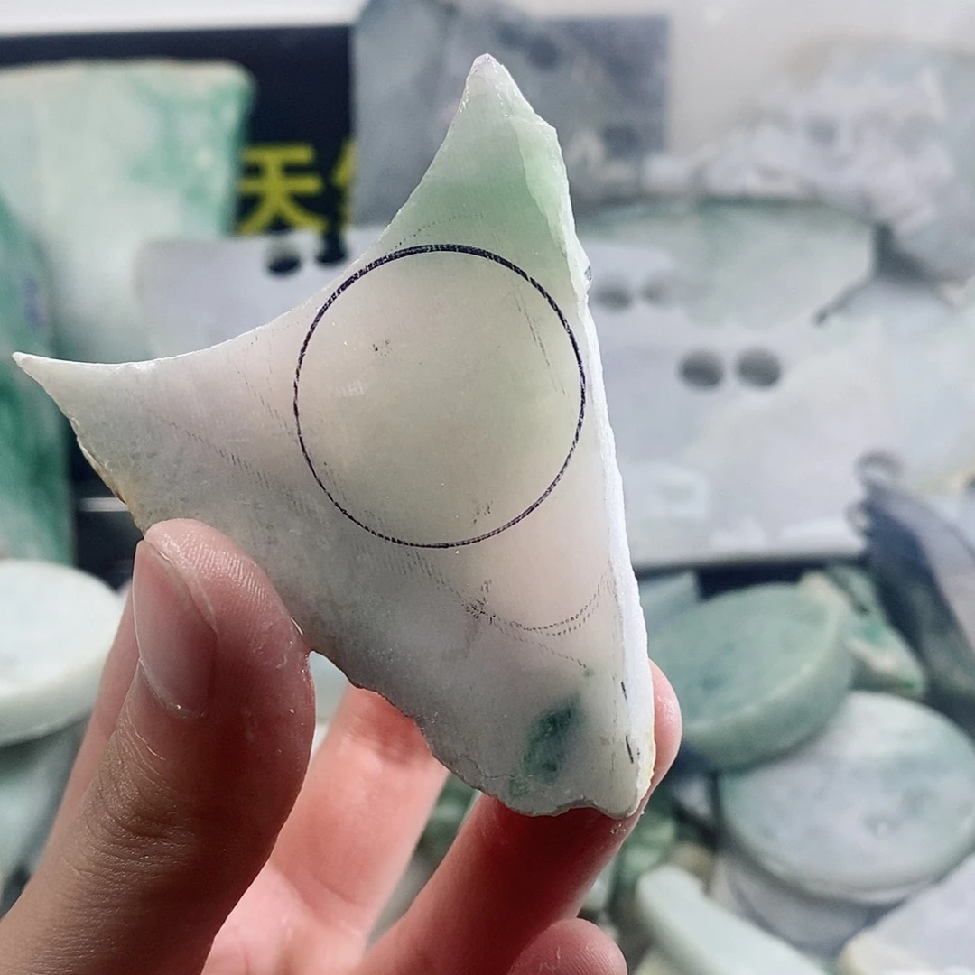 散珠翡翠天然缅甸翡翠a货67