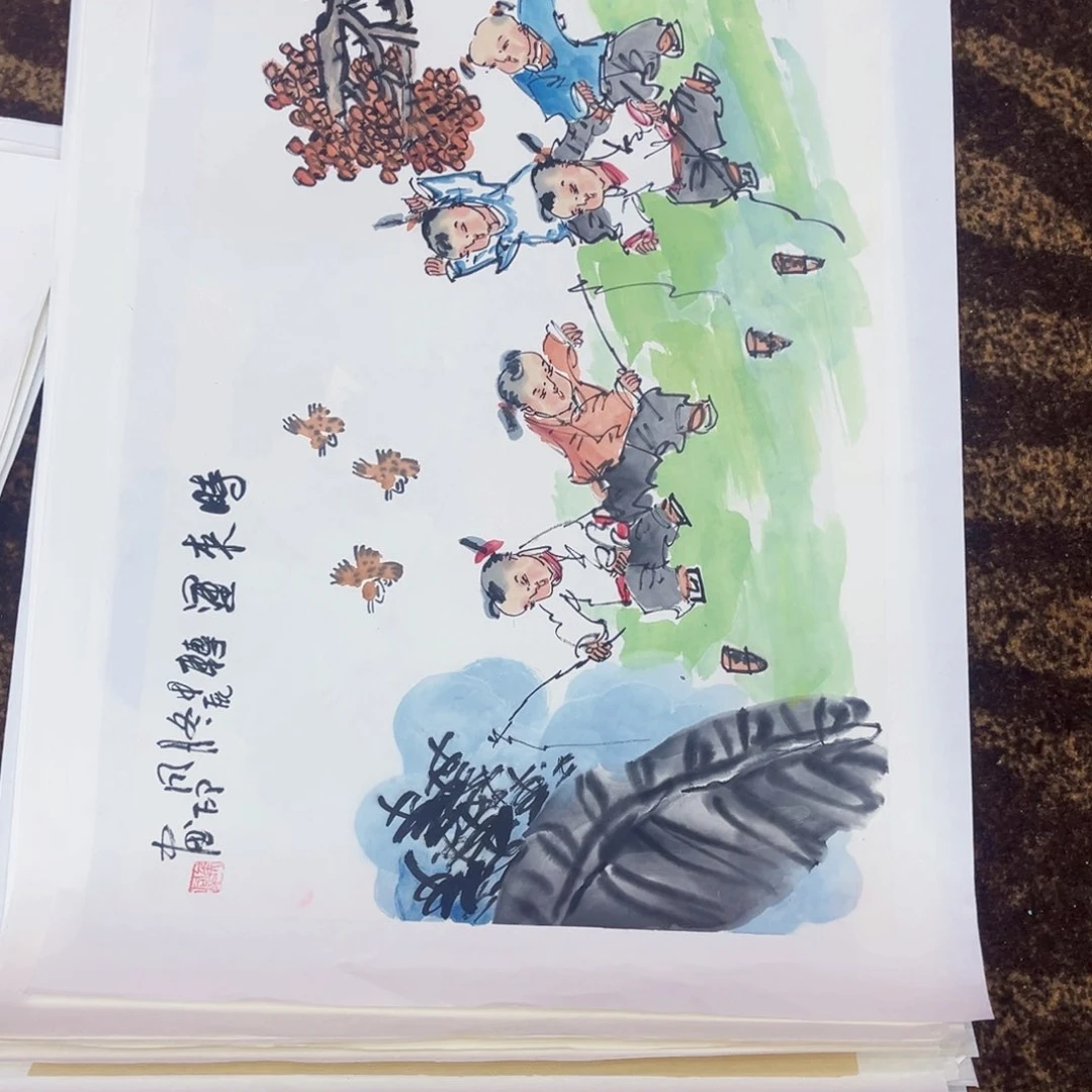 国画用****5绘画侯老师作品100.50