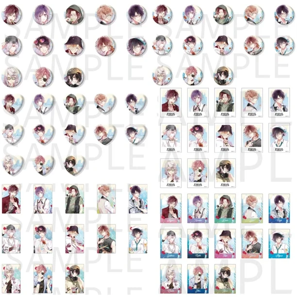 【DL】魔鬼恋人夏日冰点普闪大吧唧徽章 拍立得 心吧 透卡盲盒代拆