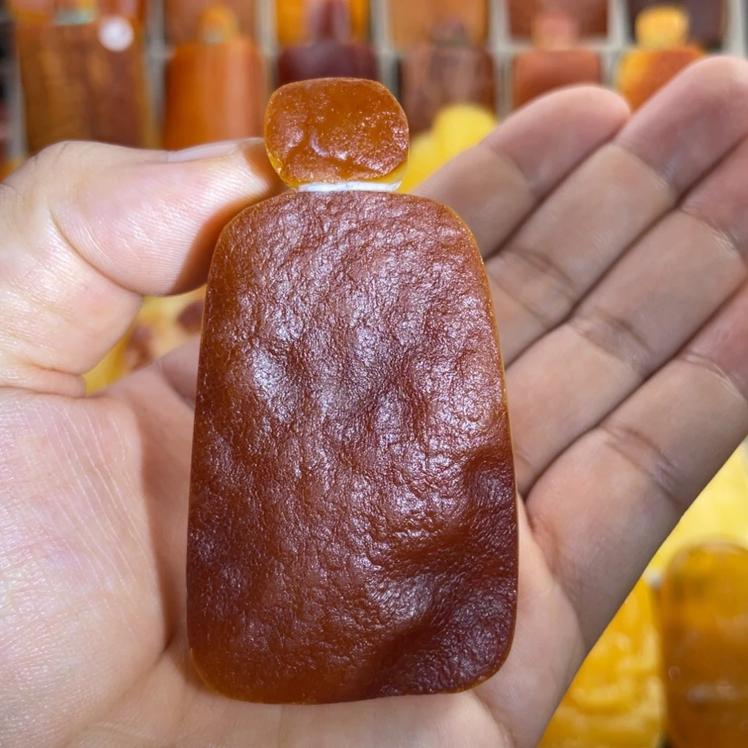 定制琥珀未镶嵌定制款天然琥珀蜜蜡