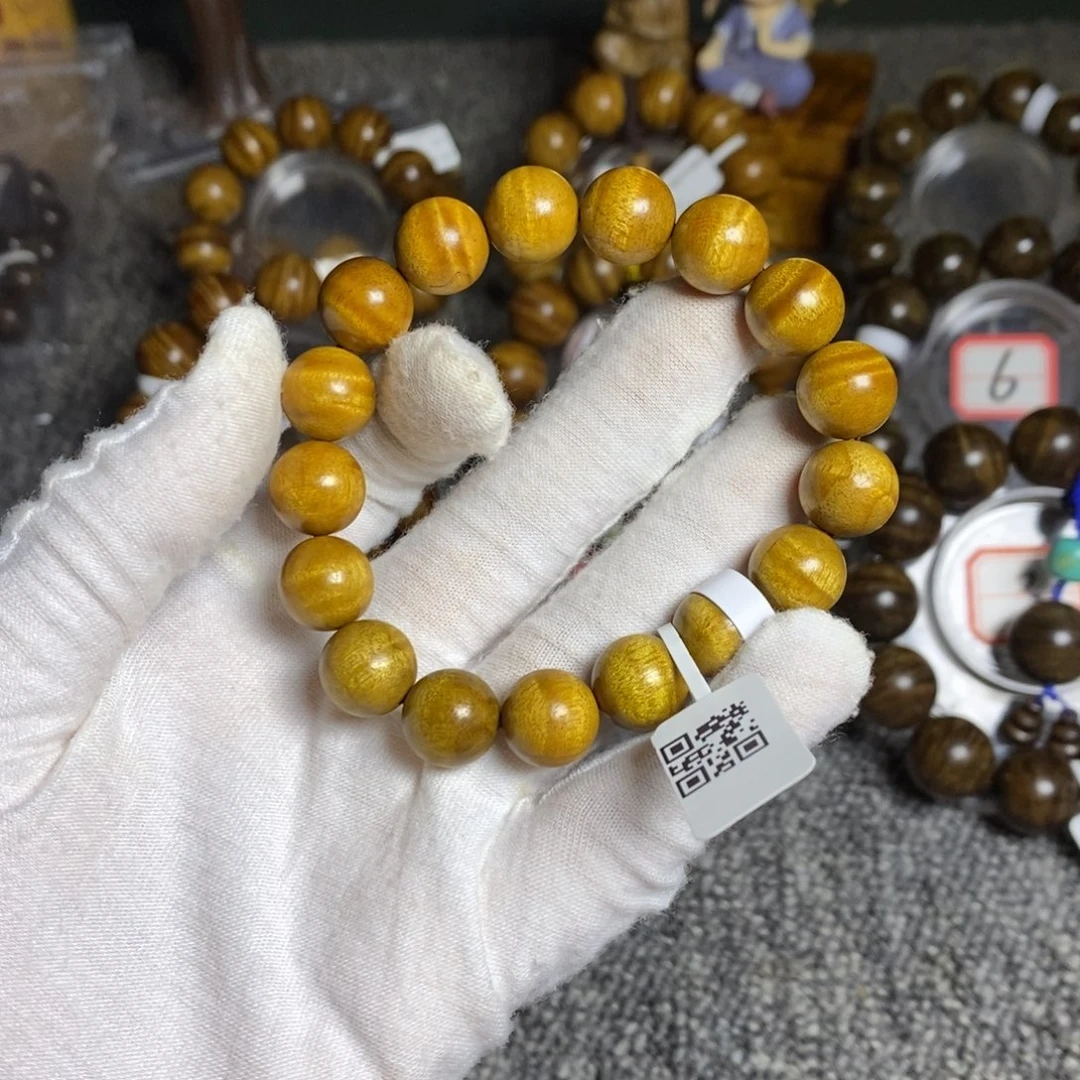 楠木（金丝楠）手串/手链黄金底1.2水波 99