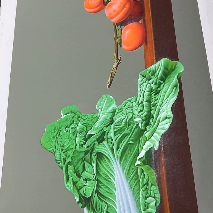 油画恭喜嘻嘻仔仔细细