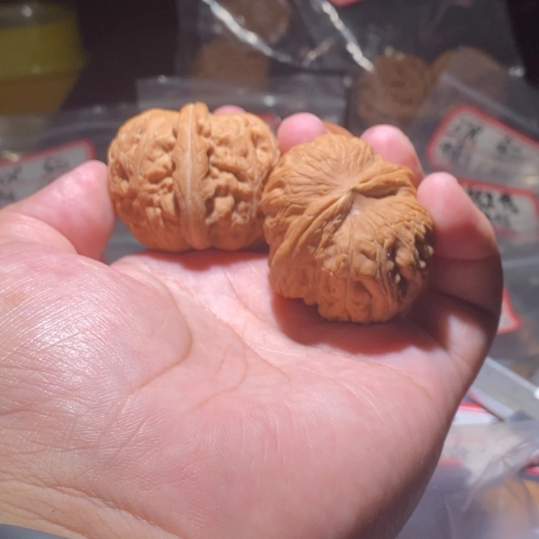 嘘***徐吊坠文玩核桃43全品元宝