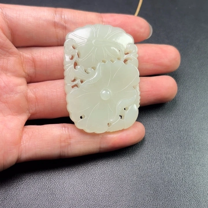 和田玉未镶嵌挂件H***C