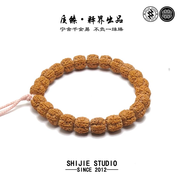 【质臻·释界出品】麦穗盘龙纹小金刚单圈|老树籽 高桩藏式 精工精配