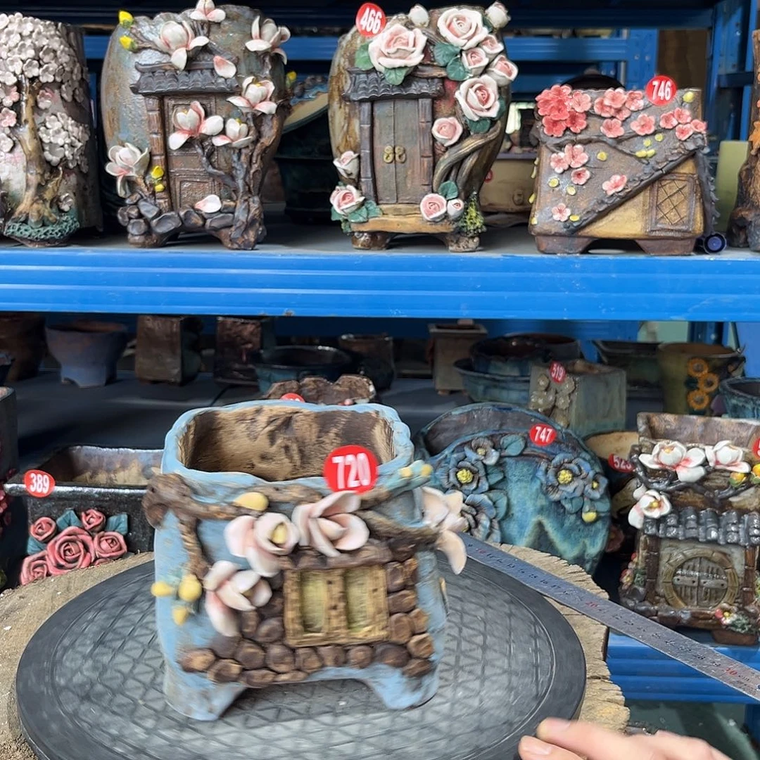 微瑕720 号陶然花器手工花盆