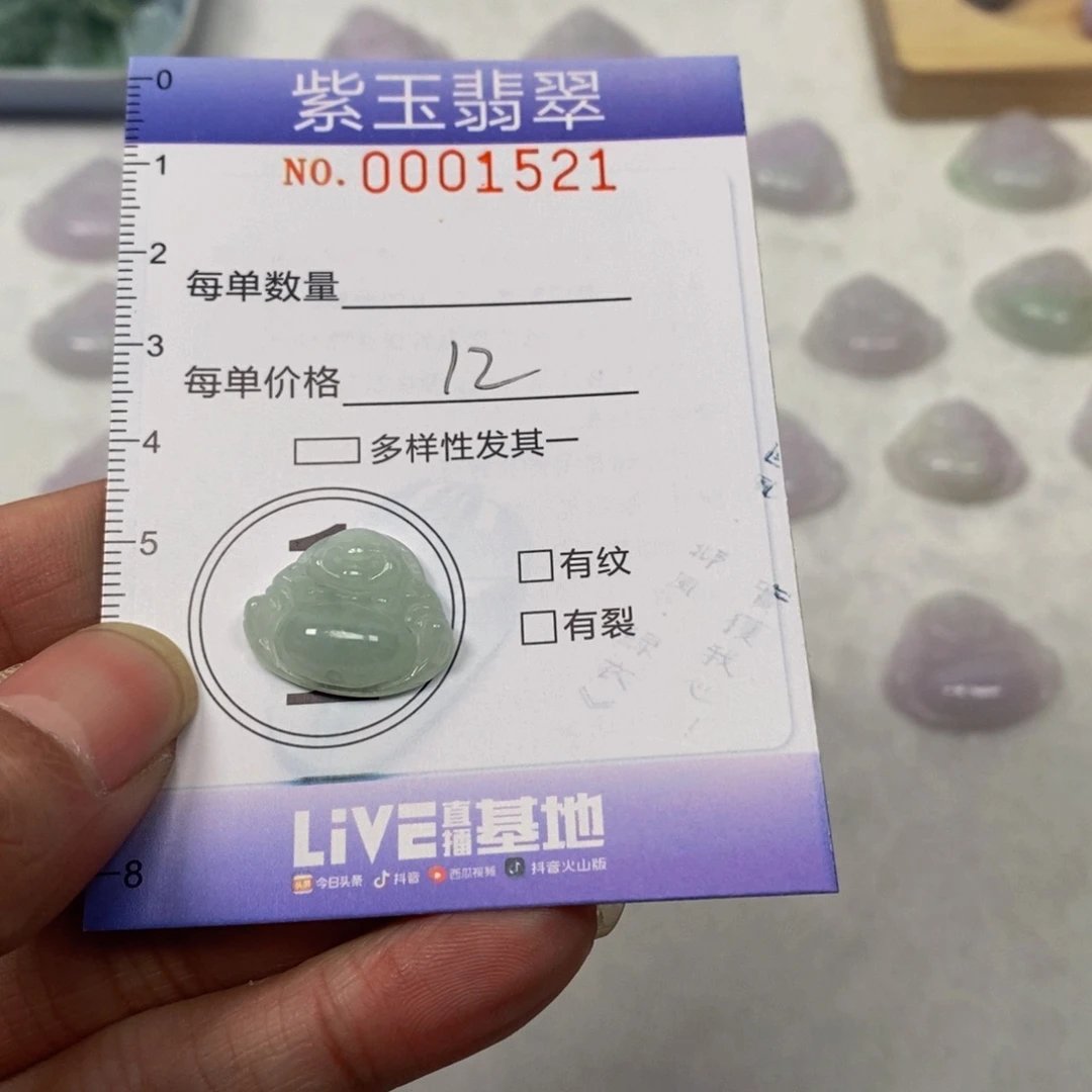 翡翠颈饰未镶嵌挂件