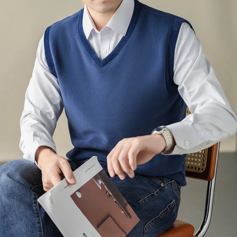 【阿拉善羊绒馆】高定轻奢新款骆驼绒蚕丝羊毛马甲秋冬保暖马甲