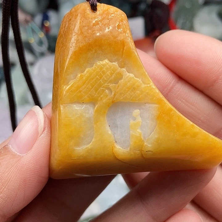 未镶嵌挂件翡翠翡翠