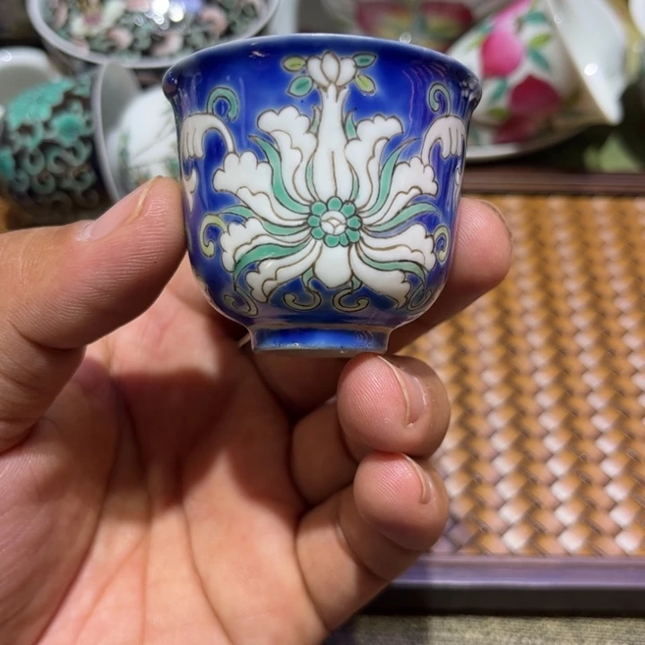 纯手绘精品盖碗杯