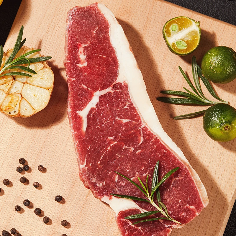 整切牛排【 东来顺】西冷牛排1kg 健身减脂厚切牛肉 儿童牛扒食材