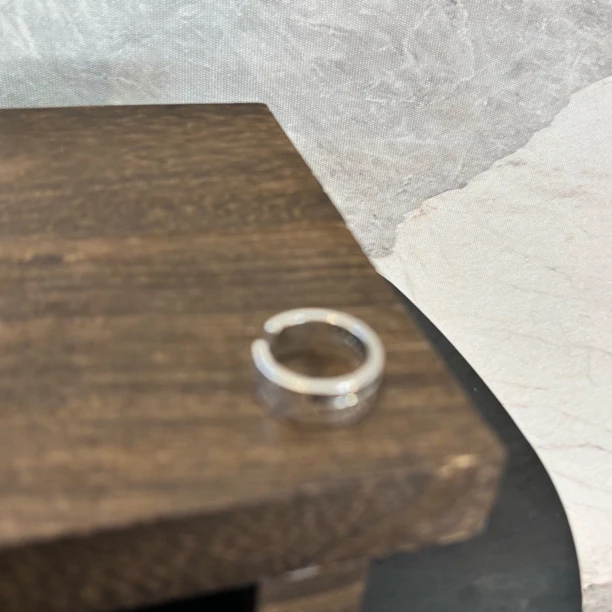 铜合金合成锆石戒指 多花花宽戒指JZ1824