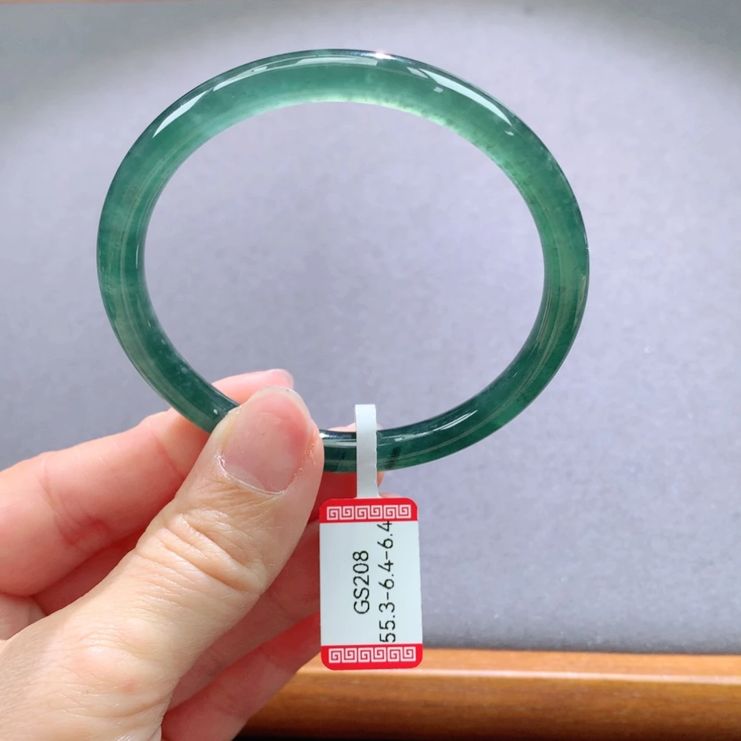 翡翠手镯未镶嵌天然翡翠手镯叮当镯