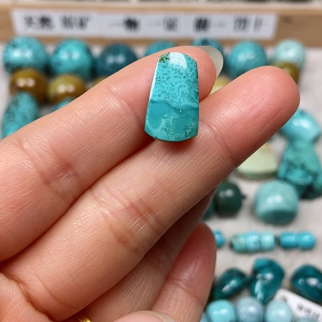 未镶嵌绿松石珠宝半成品