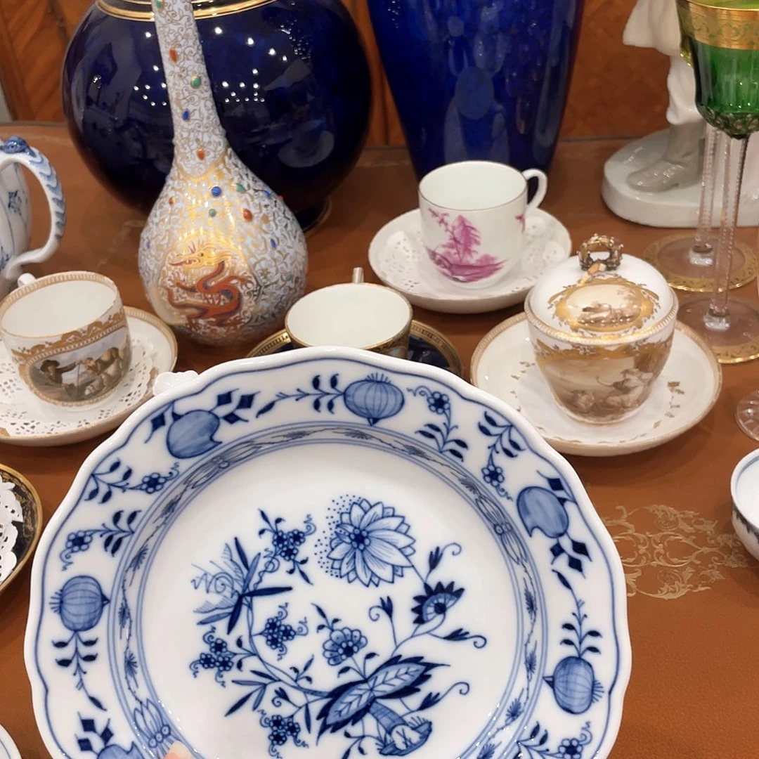摆件中古一等甜品盘