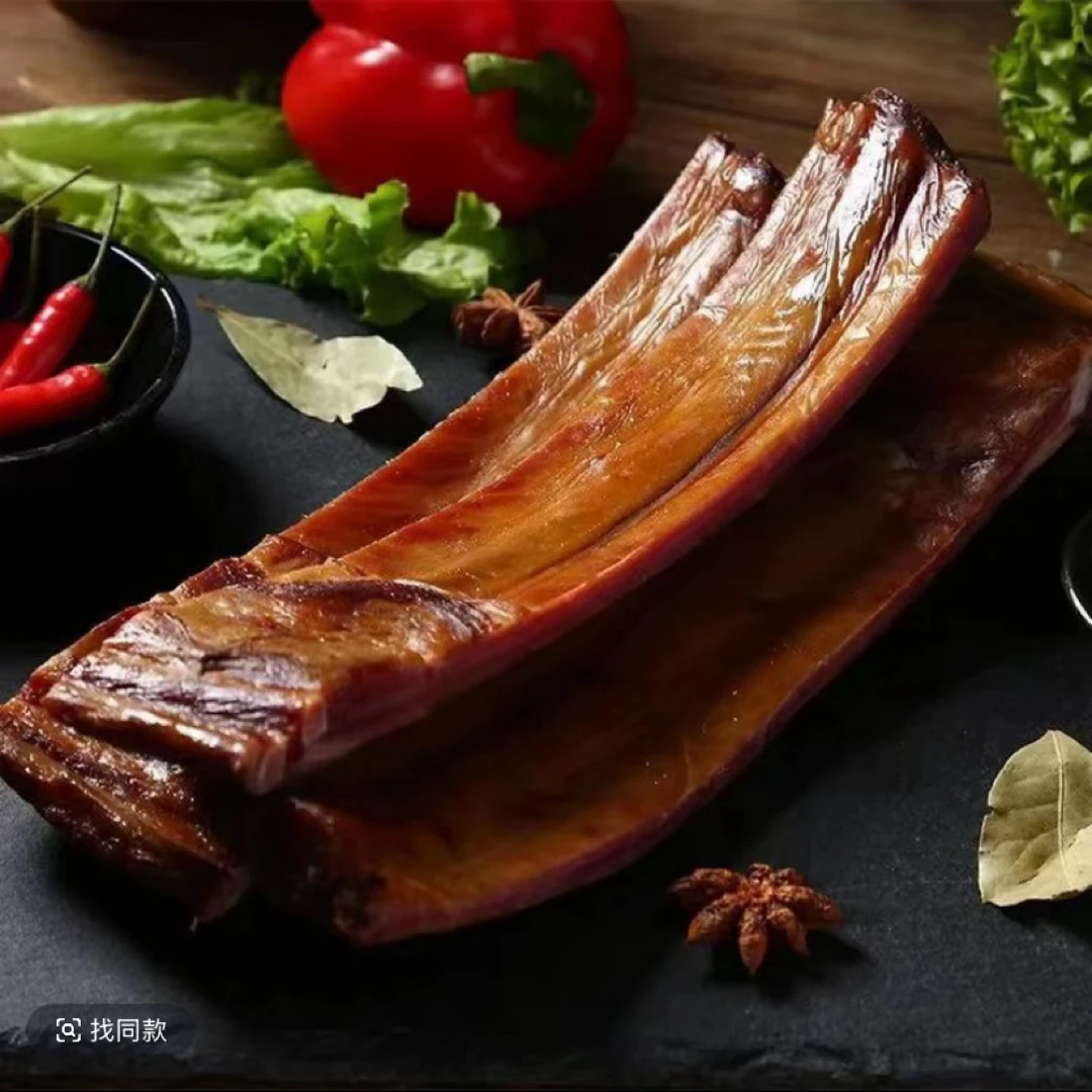 【现称称重计费】湖北恩施柴火烟熏腊排骨 赠品主播讲解为准