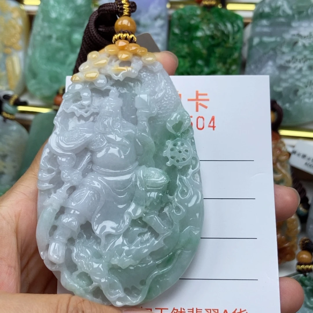 颈饰未镶嵌翡翠吊坠
