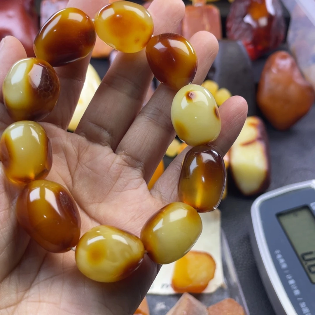 定制蜜蜡未镶嵌天然琥珀蜜蜡