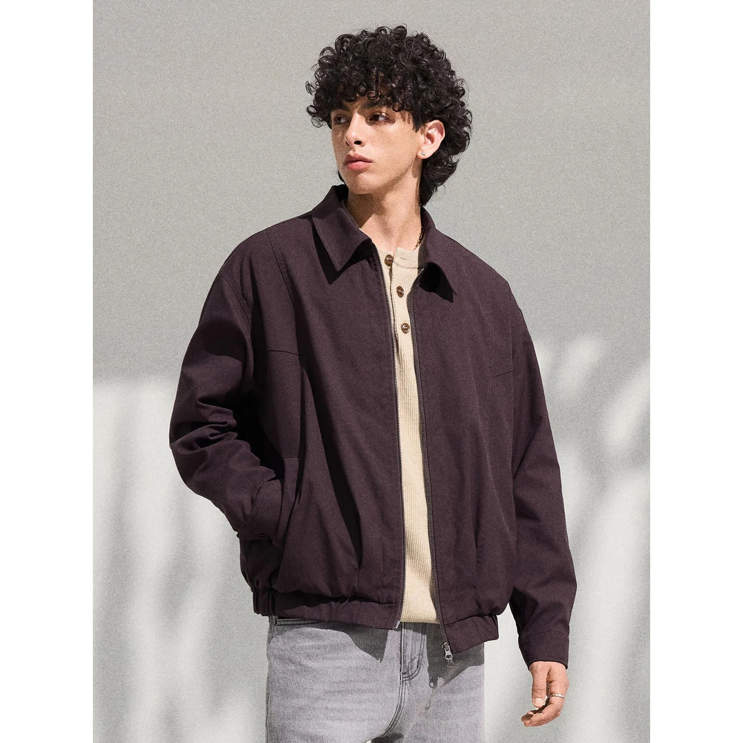 GTRG美式休闲翻领立体微阔薄外套早秋中性解构cleanfit百搭短夹克