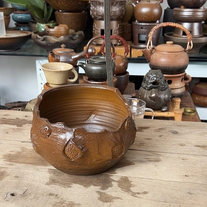 紫砂宜兴紫砂粗陶茶具71