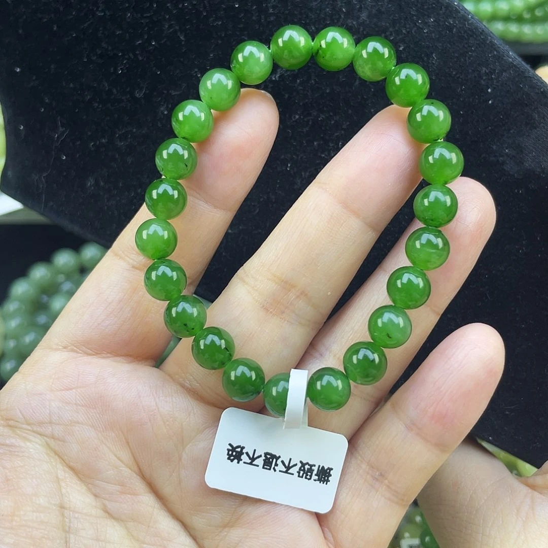 和田玉（碧玉）未镶嵌手链