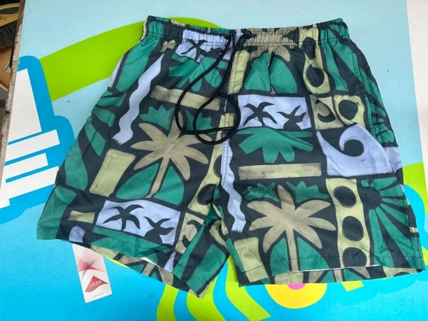 外贸好品 带内网夏季沙滩裤速干沙滩柔软迷彩珊瑚绒短裤中裤