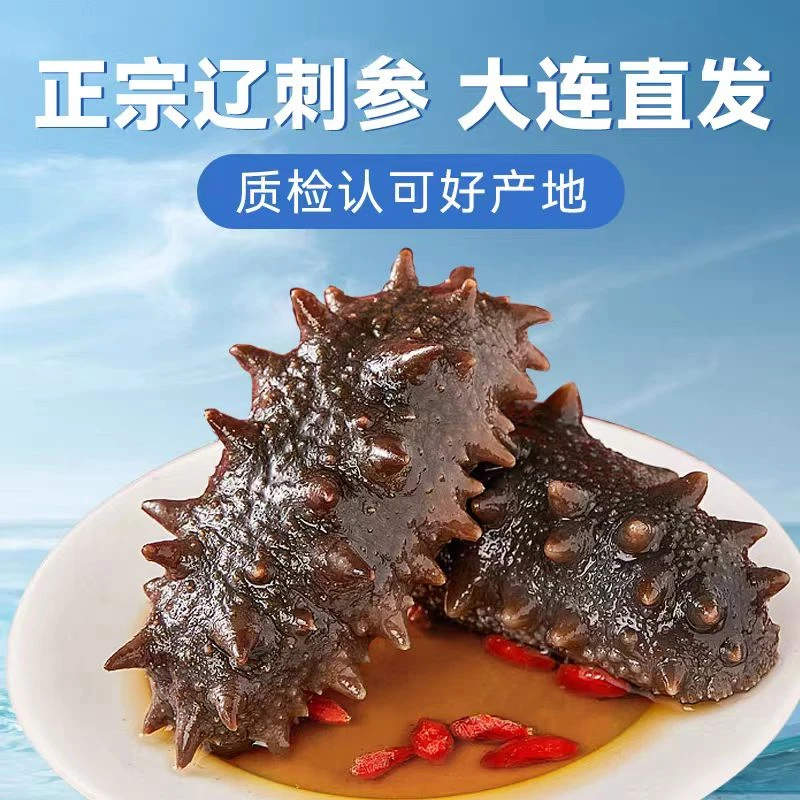 【贺校长专属】瑞兔岛即食有机海参 大连瓦房店天然野生辽刺参