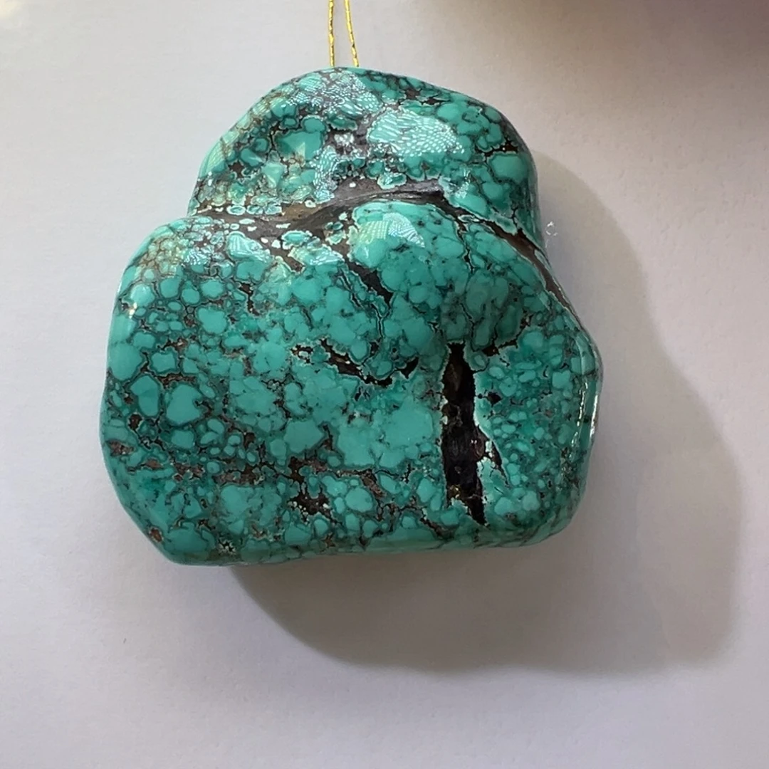 绿松石未镶嵌挂件