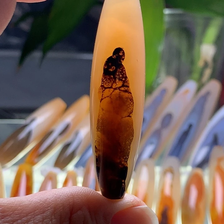 未镶嵌玛瑙/玉髓珠宝半成品22