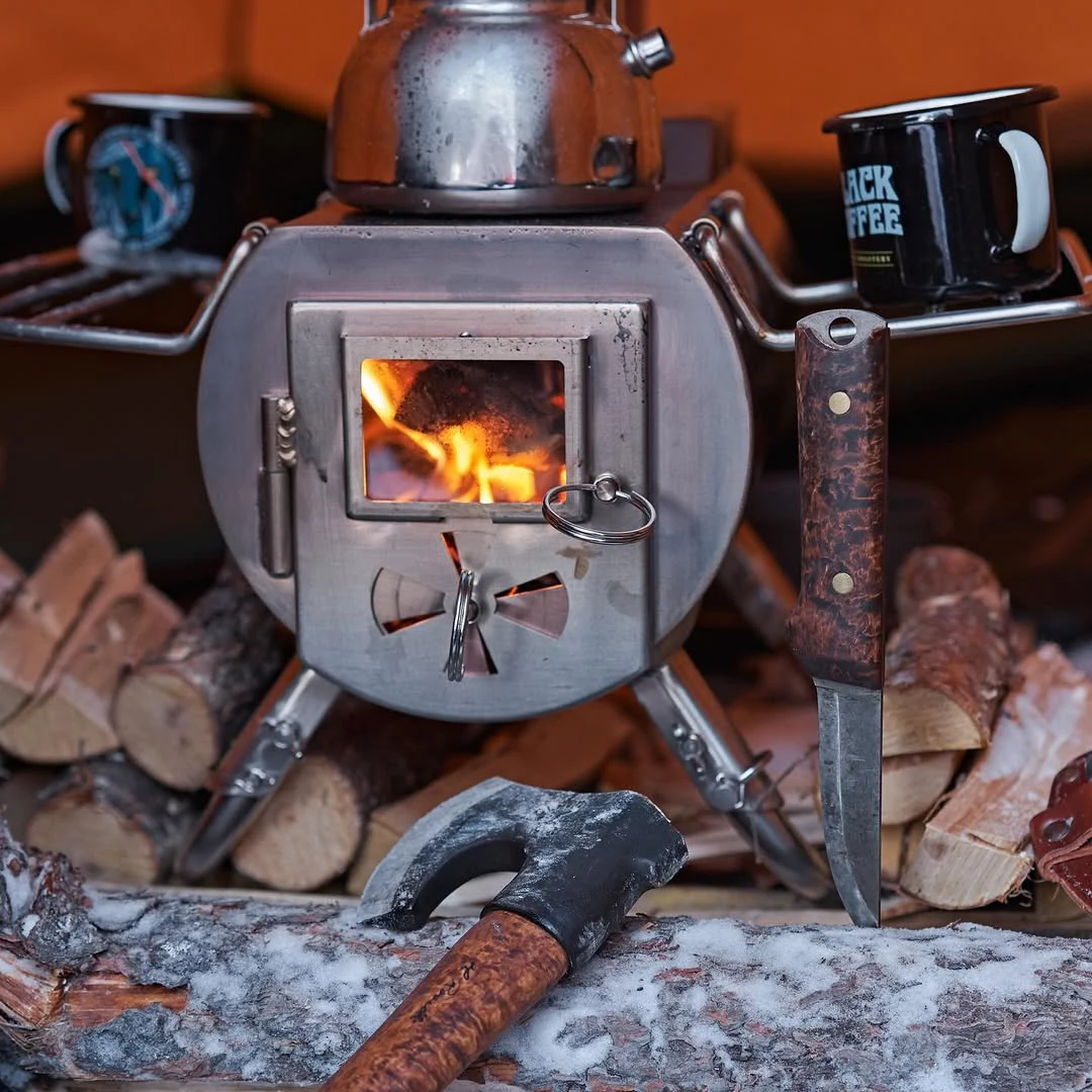 挪威G-Stove不锈钢可折叠柴火炉取暖炉户外露营柴火炉取暖炉