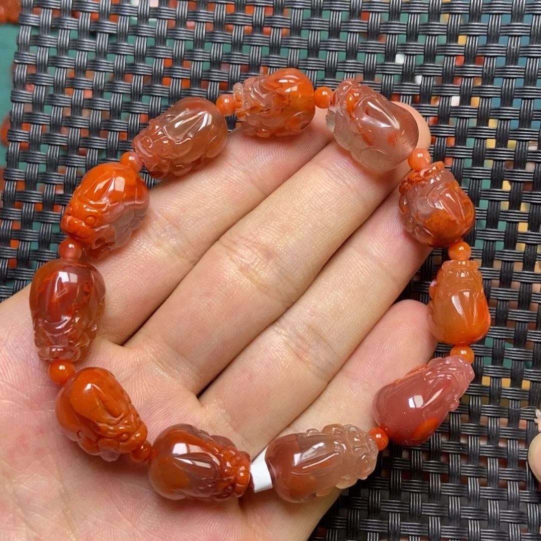 未镶嵌手串南红玛瑙
