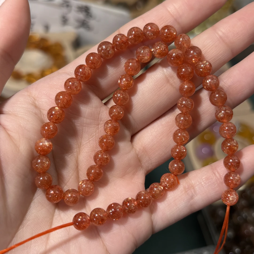 爆闪金太阳圆珠宽约6mm发四颗