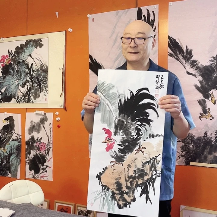 国画张圣敏先生纯手绘作品