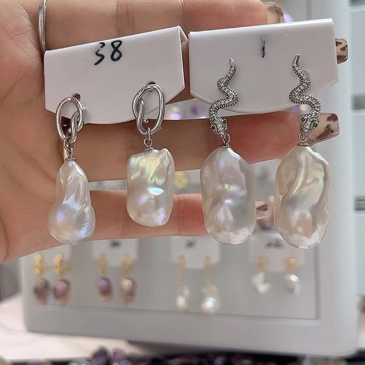 淡水珍珠戒指银S925镶嵌