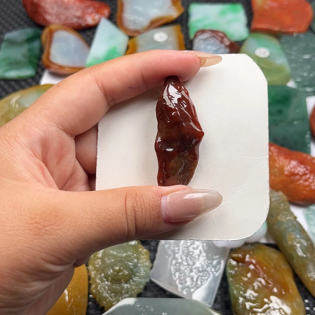 翡翠未镶嵌挂件挂件